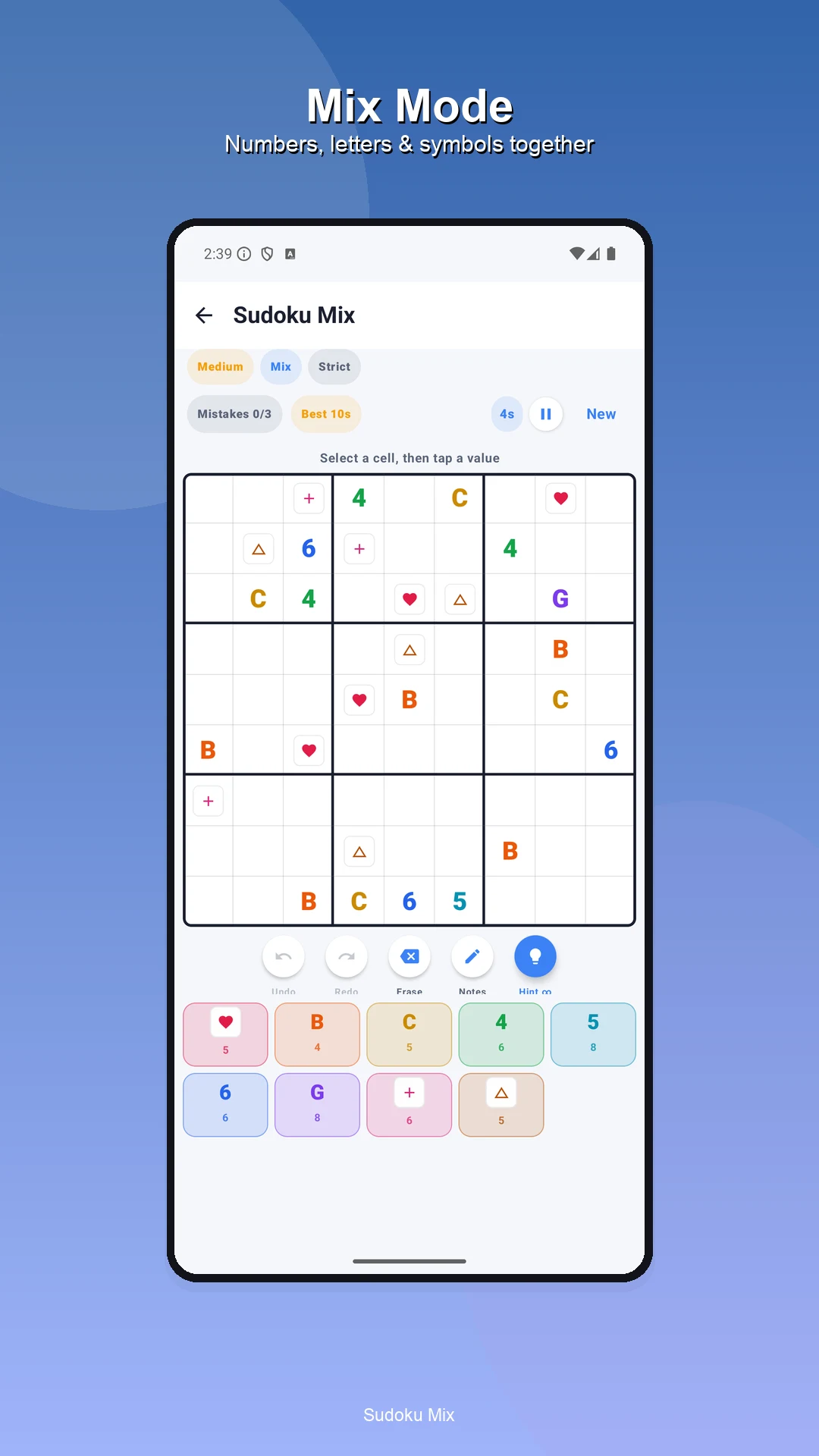 Sudoku Mix screenshot