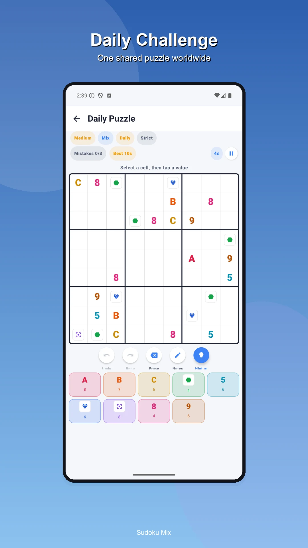 Sudoku Mix screenshot