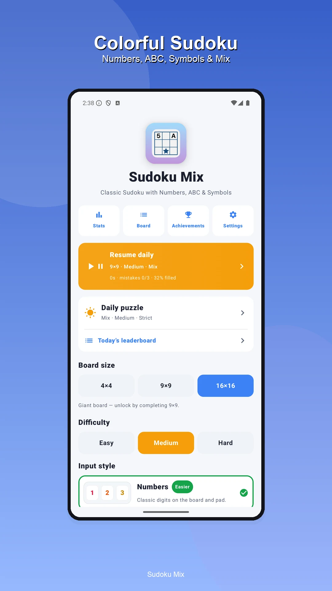 Sudoku Mix screenshot