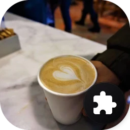 Icône de Coffee Jigsaw Puzzle